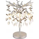 Stolní lampa Globo Lighting QUEENA stříbrná 40 W