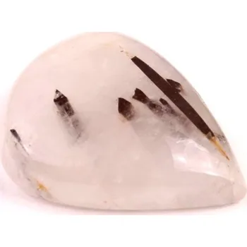 Korálek Kabošon Black Rutile č.4138 (30x24x8mm)