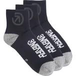 Meatfly ponožky Middle Triple pack Bike Black Velikost: L
