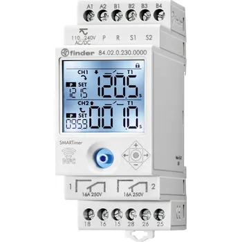 Relé Finder 84.02.0.230.0000 84.02.0.230.0000-5 časové relé, 400 V/AC, 16 A, 1 ks