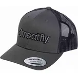 Meatfly kšiltovka MF Logo Trucker Black / Grey / Dark Grey