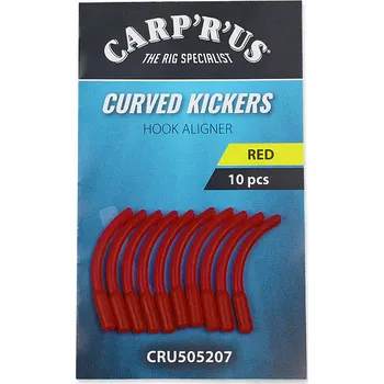 Rybářský háček Carp'R'Us Rovnátko Curved Kickers Large 10ks Varianta: Carp'R'Us Rovnátko Curved Kickers Large 10ks - Barva: Olive/Grey