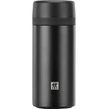 Termohrnek Zwilling Dvoustěnná nerezová termoska Thermo, 0,42 l, černá 1003112