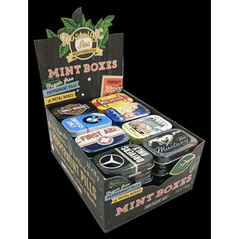 Party dekorace Box Nostalgic art Mint