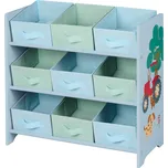 LIVARNO® Regál do dětského pokoje, 65 x 62 x 30 cm (modrá)