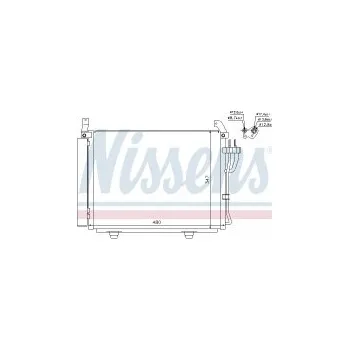 Motor automobilu Chladič klimatizace NISSENS 940205