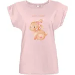 Tričko s potiskem Sweet Mood dámské pink dámské
