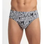 Andrie PS 3591 šedé světlé pánské slipy Barva: šedá světlá, Velikost: M