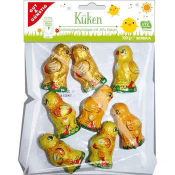 Čokoláda G&G Velikonoční kuřátka z mléčné čokolády z Alpského mléka 100g