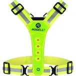 ROGELLI Bezpečnostní vesta s LED diodami Rogelli VŠECHNY VELIKOSTI ZELENÁ