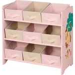 LIVARNO® Regál do dětského pokoje, 65 x 62 x 30 cm (světle růžová)