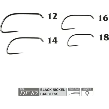 Rybářský háček Muškařské háčky Traper Hikara DF82