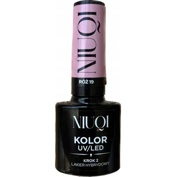 Lak na nehty NIUQI HYBRIDNÍ LAK NA NEHTY 5ML UV/LED RŮŽOVÁ 19