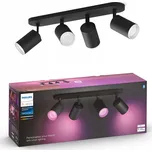 Obdélníkový stropní reflektor Philips Hue černý