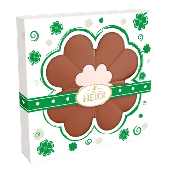 Čokoláda Heidi Dárkové balení Čtyřlístek mléčná čokoláda 100g