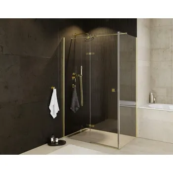 HOPA - Obdélníkový sprchový kout PIXA GOLD - Rozměr A - 120 cm, Rozměr B - 80 cm, Směr zavírání - Levé (SX) BCPIXA1280OBDLG