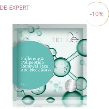 Pleťová maska tianDe Obnovující maska na obličej a krk s fullereny a polypeptidy, 1ks