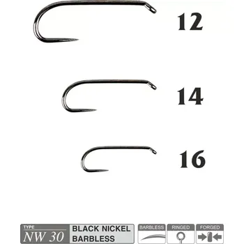 Muškařské háčky Traper Hikara NW30 vel. 16