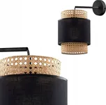 TK Lighting 6550 Boho Černá Nástěnná Lampa