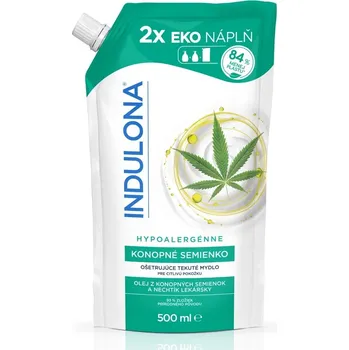 Mýdlo Indulona Tekuté mýdlo Konopné semínko 500 ml náplň
