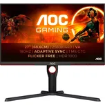27" AOC Q27G3XMN Q27G3XMN/BK