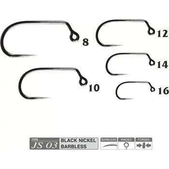 Rybářský háček Muškařské háčky Traper Hikara JS03 vel. 16