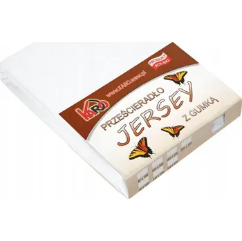 Prostěradlo Prostěradlo jersey s gumou 200x220 bílé 001 gru