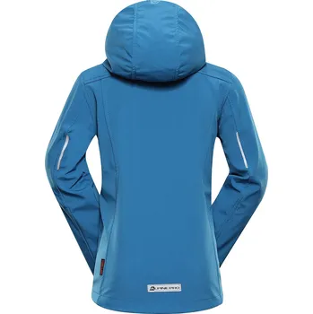 Dětská softshellová bunda Alpine Pro ZERRO - modrá / 116/122