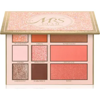 Přípravek na tvář BPerfect Mrs Glam Snatched Mini Palette multifunkční paleta na obličej 22 g