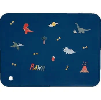 Citron Silikonová podložka, obdélník - Blue Dino