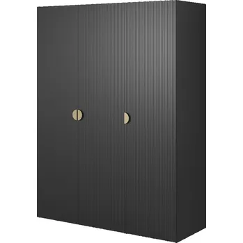 Šatní skříň Skříň Selsey Moonir 150 x 200 x 57 cm černá