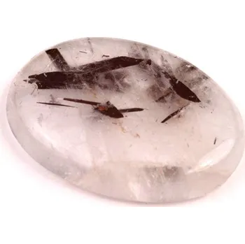 Korálek Kabošon Black Rutile č.4136 (29x22x5mm)