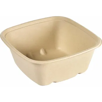 Jednorázové nádobí Miska z cukrové třtiny 1200ml 40ks