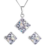 EVOLUTION GROUP CZ Sada šperků s krystaly Swarovski, Violet - 39126.3 Violet