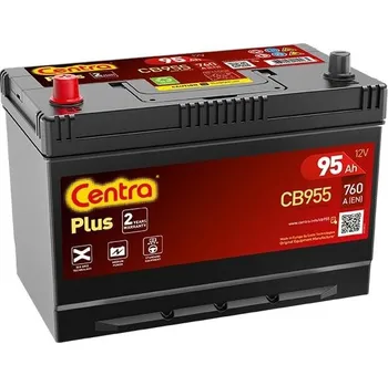 Autobaterie Autobaterie Centra Plus 12V, 95Ah, 720A, CB955