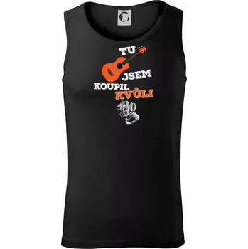 Pánské termoprádlo Tu kytaru jsem koupil kvůli tobě - Tílko pánské Core - S ( Černá )