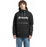 Meatfly pánská softshell bunda Jax Black / White Velikost: L