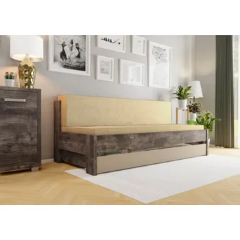 Postel Rozkládací postel Betka Borovica Jackson/Kamenné šedá Bombay 24