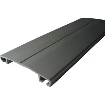 Zahradní stavba Krycí oblá hliníková lišta stříbrný elox 2000 mm