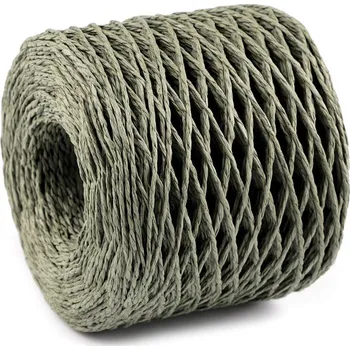 Galanterie Stoklasa 310293 lýko rafie k pletení tašek 1,5 mm/200 m 6 zelená lahvová