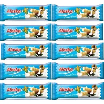 Alaska kukuřičné trubičky kokosové 10x18g
