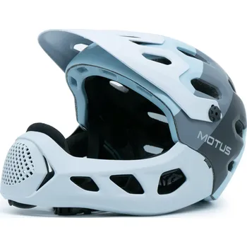 Cyklistická přilba MOTUS Výklopná helma MOTUS CB-49 L ČERNÁ|ŠEDÁ