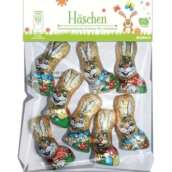 Čokoláda G&G Velikonoční zajíčci z mléčné čokolády z Alpského mléka 100g