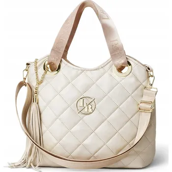 Laura Biaggi shopper kabelka eko kůže béžová