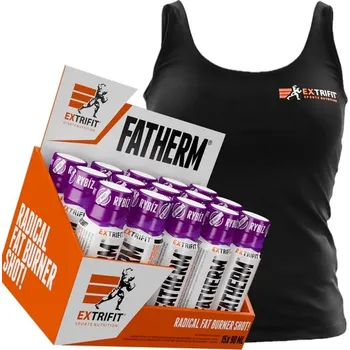Protein AKCE Extrifit Fatherm Shot 15 x 90 ml + ZDARMA Dámské tílko