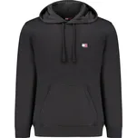 Tommy Jeans DM0DM20258 Pánská mikina s kapucí černá M