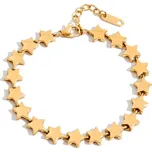 ELENYS Stella Chain – pozlacený náramek 18K žluté zlato Délka náramku: 17+5 cm / max. 22 cm pozlacený náramek 18K žluté zlato