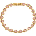 ELENYS Valena Pink – pozlacený náramek 18K žluté zlato Délka náramku: 17,5 cm pozlacený náramek 18K žluté zlato