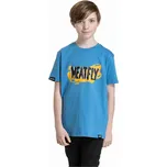 Meatfly dětské tričko Fleck Blue Velikost: 158