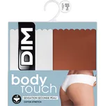 DIM BODY TOUCH HIPSTER 2x - Dámské kalhotky 2 ks - cihlová - bílá Velikost: M
